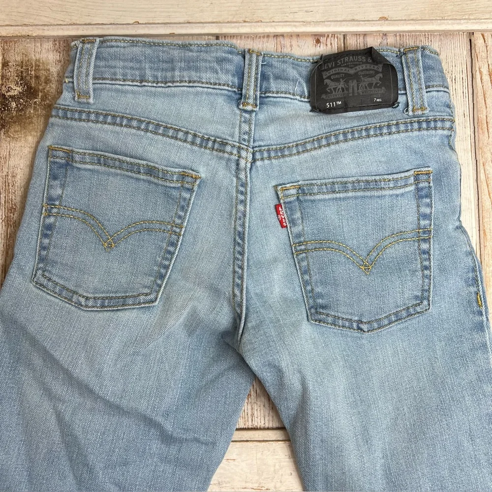 Levi's Boys 2-Pack 511 Slim Jeans - Light Blue and Khaki